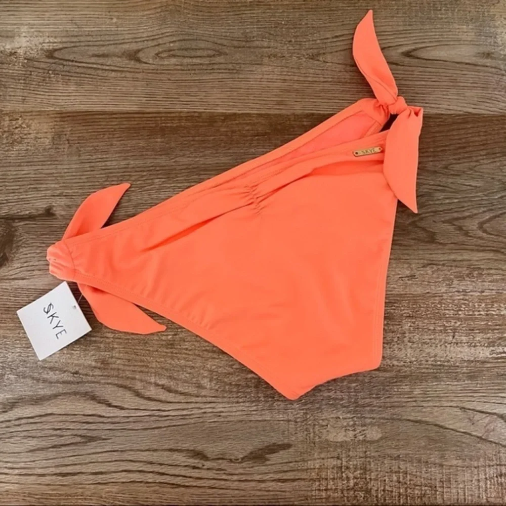 NWT Skye Apricot Side—Tie Swim Bottom